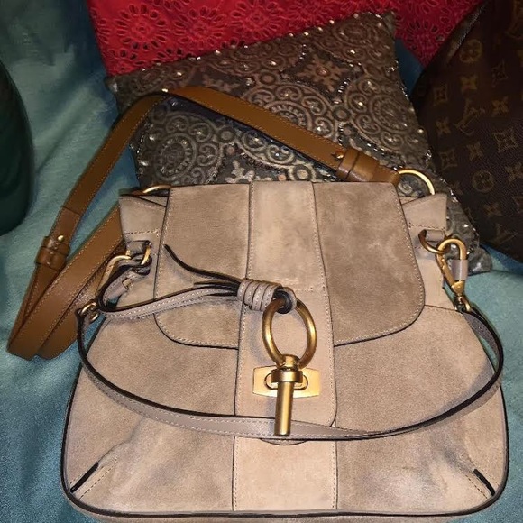 Chloe Lexa Motty Grey Shoulder Bag - Picture 4 of 8